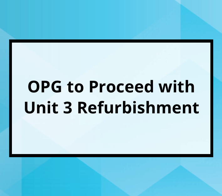 Read more about the article OPG Unit 3 Refurb Approved