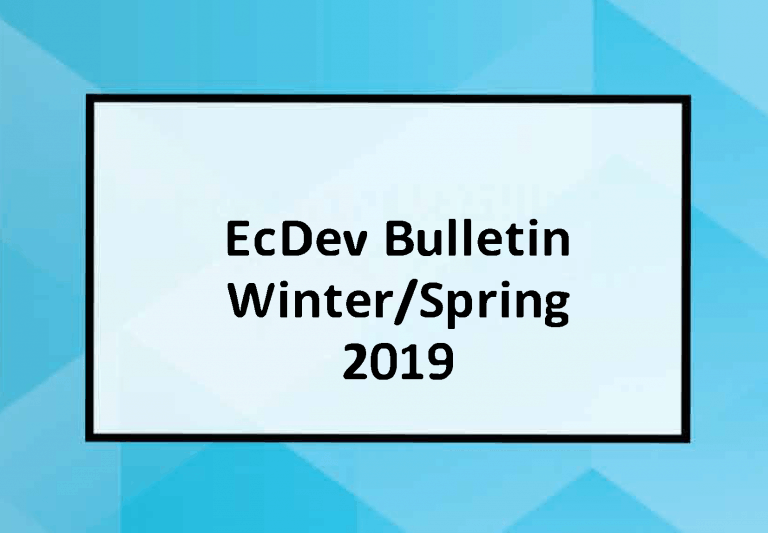 Read more about the article EcDev Bulletin Winter/Spring 2019