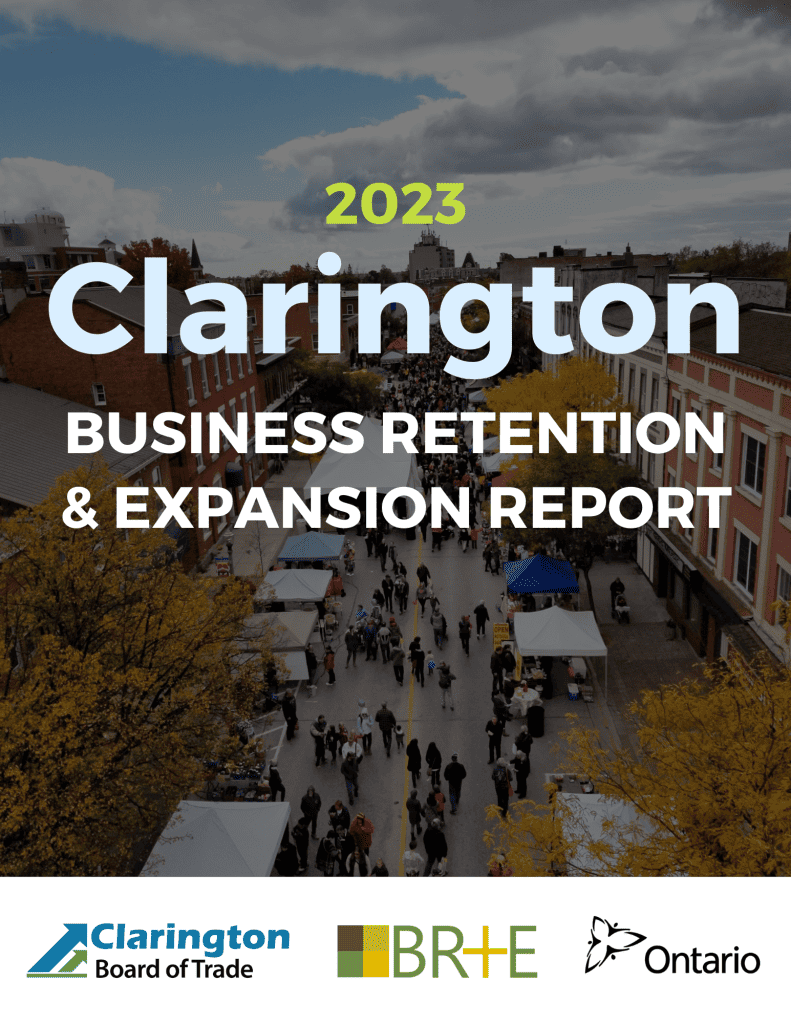 Detailed analysis of business retention and expansion in Clarington, Ontario, by the Board of Trade.
