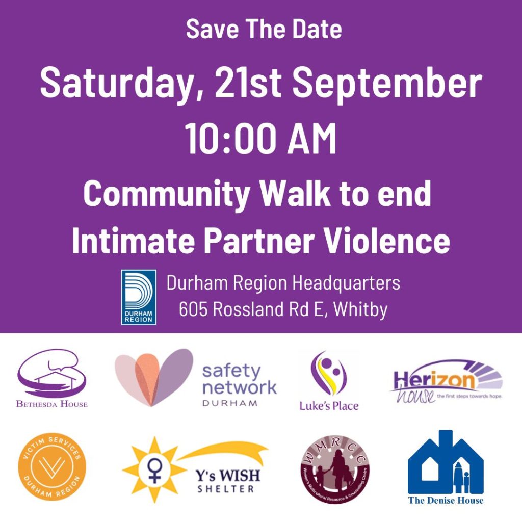 Safe, supportive community walk to end intimate partner violence in Durham.