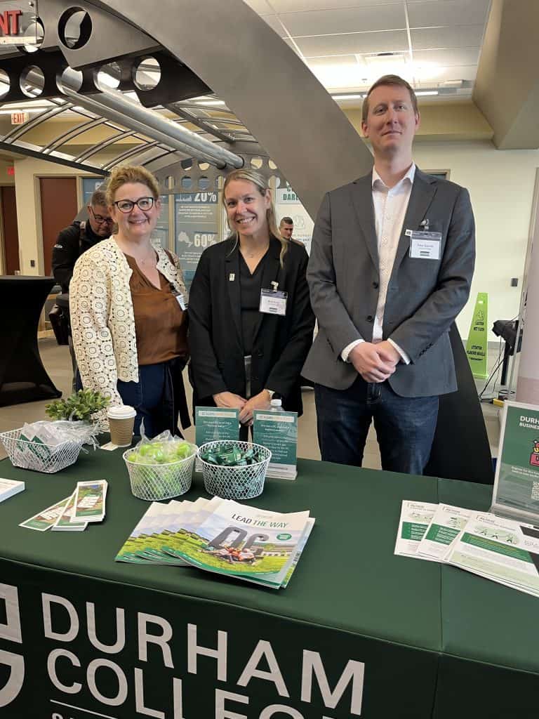 Professional attendees representing Durham Region businesses.