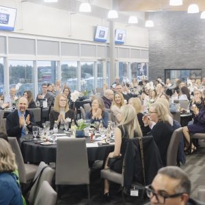 Business networking event at Clarington Board of Trade conference.